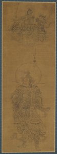 デーヴァ王の肖像画、14 世紀。 作： Unbekannt