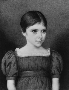少女の肖像、ca。 1830年。 作： Unbekannt