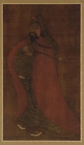 漢皇帝の肖像、1279～1368年。 作： Unbekannt