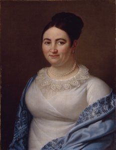女性の肖像、1855 作： Unbekannt