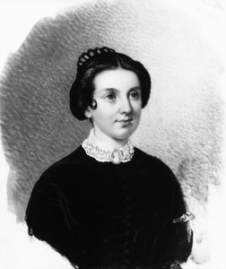 婦人の肖像、ca。 1850 作： Unbekannt