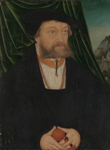 男の肖像、1537年。 作： Unbekannt