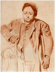 松葉杖を持った男の肖像、c1710 1958 作： Unbekannt