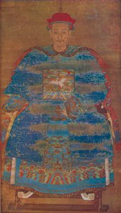 17世紀の満州政治家の肖像 作： Unbekannt