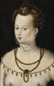 若い女性の肖像画。美の寓意、c。 1580 作： Unbekannt