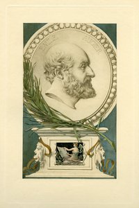 エミール・オージェ1820-1889の肖像。 作： Unbekannt