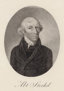 ピアニストで作曲家の Franz Xaver Sterkel 1750-1817、1816 の肖像。 作： Unbekannt