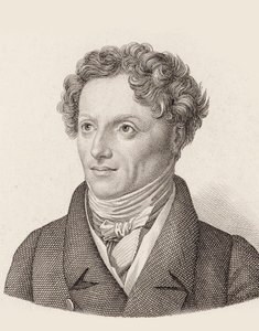 作曲家Francesco Morlacchi 1784-1841の肖像。 作： Unbekannt