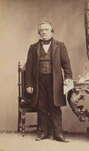 作曲家Franz Lachner 1803-1890の肖像c。 1850 作： Unbekannt