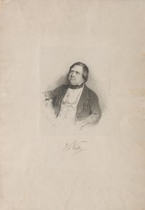 作曲家ヨハン・フリードリッヒ・キトルの肖像 1806-1868年 1850年頃 作： Unbekannt