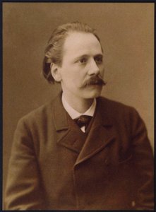 作曲家ジュールマセネ1842-1912、1890年代の肖像。 作： Unbekannt