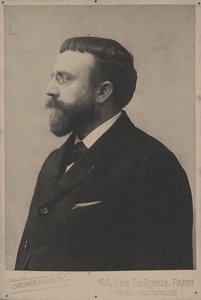 作曲家ポール・ヴィダルの肖像 1863-1931. 作： Unbekannt