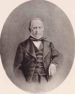 作曲家Saverio Mercadante 1795-1870の肖像。 作： Unbekannt