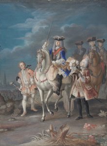 ロシア皇后の配偶者の肖像画、18 世紀。 作： Unbekannt