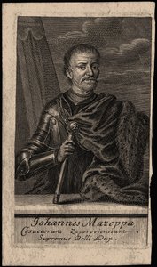 ヘットマンイヴァンマゼパ1639-1709、18世紀初頭の肖像画。