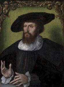 デンマーク王クリスチャン 2 世の肖像 (1481 ～ 1559 年、1514 ～ 1516 年)。 作： Unbekannt