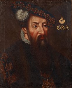 スウェーデンのグスタフ1世の肖像1496-1560、um 1700