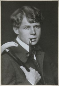 詩人セルゲイ・イェセニンの肖像1895-1925、1919 作： Unbekannt