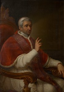 教皇グレゴリウス 16 世の肖像 1765 ～ 1846 年、c. 1840年。 作： Unbekannt
