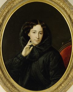 19世紀半ばの帝国劇場ヴェラサモイロワの女優の肖像画。 作： Unbekannt