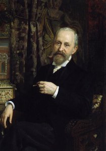 建築家アルフレッド・パーランドの肖像」（1842-1919）19世紀 作： Unbekannt