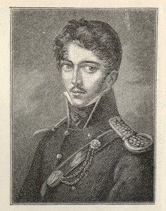 著者テオドール・ケルナーの肖像画（1791～1813年）。 作： Unbekannt