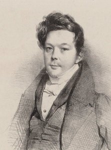作曲家オーギュスト・マチュー・パンセロンの肖像 1796-1859, 1820. 作： Unbekannt