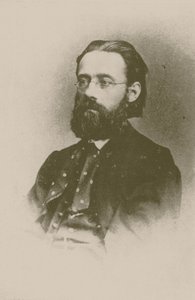 作曲家ベドリッチスメタナの肖像、1866年。 作： Unbekannt