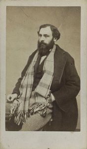 作曲家Ferdinand Poise（1828-1892）の肖像（1875年頃）。 作： Unbekannt