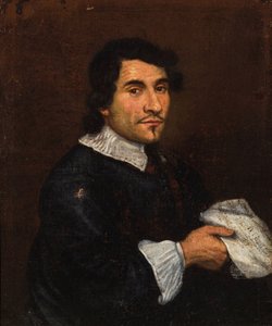 作曲家ジローラモ・フレスコバルディの肖像 1583-1643、17 世紀の最初の 3 分の 1 作： Unbekannt