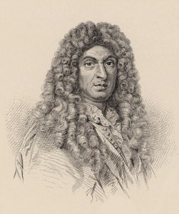 作曲家ジャン＝バティスト・リュリの肖像（1632～1687年）。 作： Unbekannt