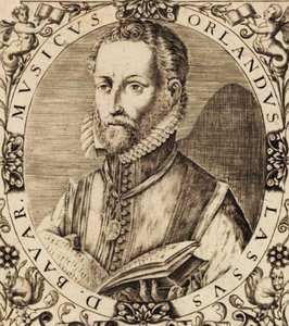 作曲家ローランド・デ・ラッソス1532-1594の肖像。 作： Unbekannt