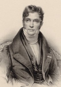 指揮者で作曲家のガスパーレ・スポンティーニの肖像、1774～1851年、1844年頃。 作： Unbekannt