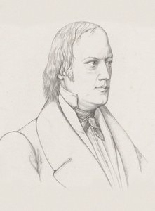指揮者で作曲家のヨハン・ネポムク・シェルブルの肖像 1789-1837年、c. 1830～1840年。