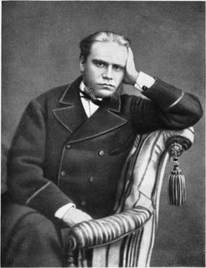 弁護士と著者の肖像Anatoli Fyodorovich Koni 1844-1927、1870年代 作： Unbekannt