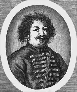 コサックの蜂起のリーダーの肖像Stepan Stenka Razin 1630-1671 作： Unbekannt