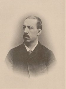 オルガニスト兼作曲家のシャルル＝マリー・ウィドールの肖像画（1844～1937年、1870～1875年）。 作： Unbekannt