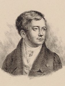 オルガニスト兼作曲家のフリードリッヒ・シュナイダー (1786-1853) の肖像。 作： Unbekannt