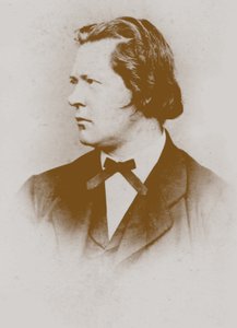 オルガニスト兼作曲家のテオドール・キルヒナーの肖像1823-1903。 作： Unbekannt