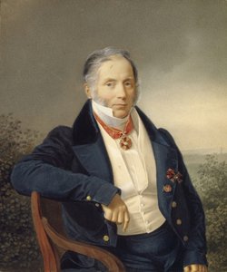 画家アレクサンダーザウアーヴァイト1782-1844、19世紀の第1四半期の肖像画。 作： Unbekannt
