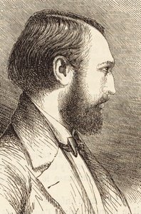 ピアニストで作曲家のルイスラコム1818-1884の肖像。 作： Unbekannt