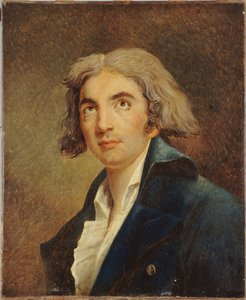 詩人アンドレ・シェニエ1762-1794の肖像、1795年頃。