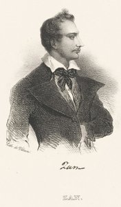 1824年以降の詩人トマシュザン1796-1855の肖像。 作： Unbekannt
