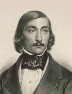 バイオリニストで作曲家のデルフィン・アラードの肖像、1815～1888年頃。 1840年。 作： Unbekannt