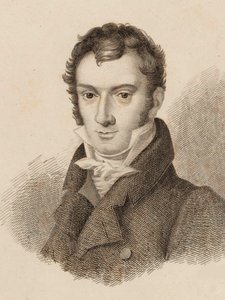 ヴァイオリン奏者で作曲家のヨーゼフ・マイゼダーの肖像 1789-1863, 1824. 作： Unbekannt