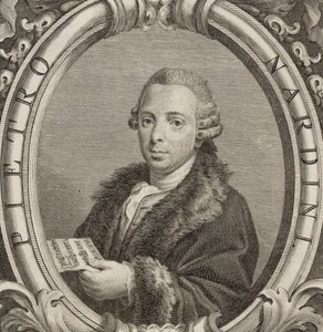 ヴァイオリン奏者で作曲家のピエトロ・ナルディーニの肖像 1722-1793 , 1782. 作： Unbekannt