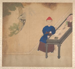 19世紀半ばの満州家のメンバーの肖像画。 作： Unbekannt