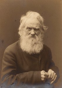 ポーズをとった老人の肖像画、ランツクルーナ、スウェーデン、1910 年 作： Unbekannt