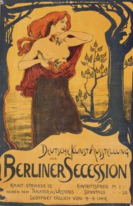 ベルリン分離派展覧会のポスターc。 1900