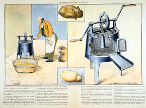 ジャガイモの皮むき器、1899年 作： Unbekannt
